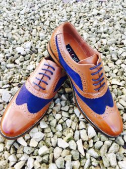 Brownblue-brogues