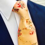 Tea-Rose-Vintage-Floral-Peach-Tie-and-Handkerchief