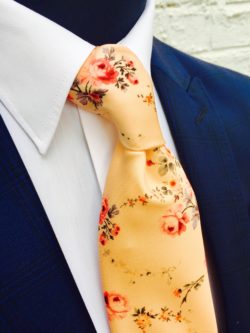 Tea-Rose-Vintage-Floral-Peach-Tie-and-Handkerchief
