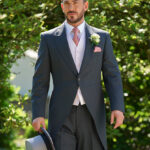 Grey Herringbone Tailcoat