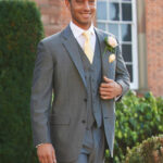 Silver Mohairt 3 Piece Lounge Suit